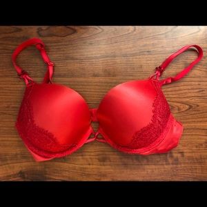 Victorias Secret red padded bra